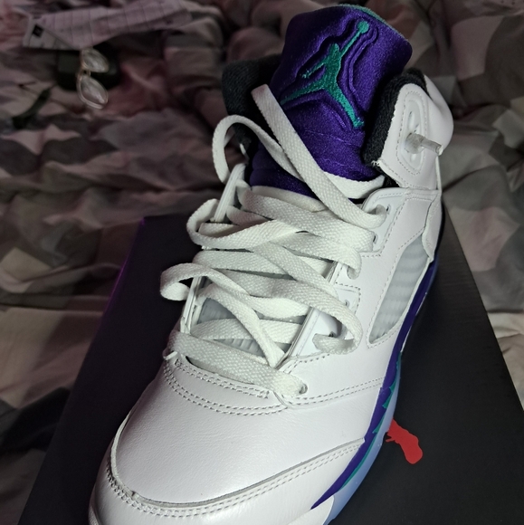 Jordan Other - Jordan Kids White and Purple Sneakers